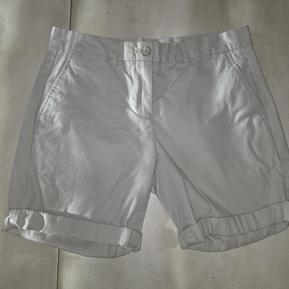 Gap SF/NY Boyfriend Roll-Up Khaki Shorts — Size 0